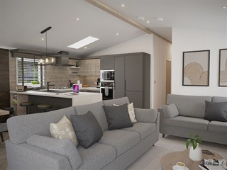 2025 Swift Toronto Lodge Static Lodge Holiday Home living area