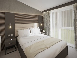2025 Swift Toronto Lodge Static Lodge Holiday Home main bedroom