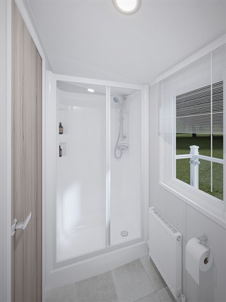 2025 Swift Royan Static Caravan Holiiday Home shower room