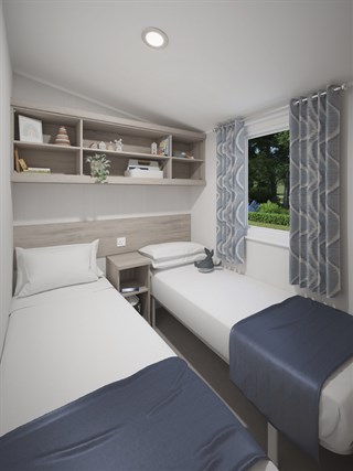 2025 Swift Royan Static Caravan Holiday Home twin bedroom