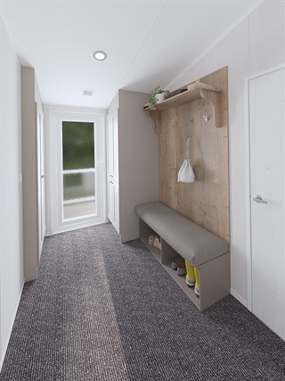 2025 Swift Montreal Static Caravan Holiday Home hallway