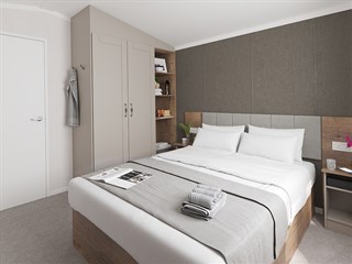 2026 Swift Morlaix Static Caravan Holiday Home main bedroom