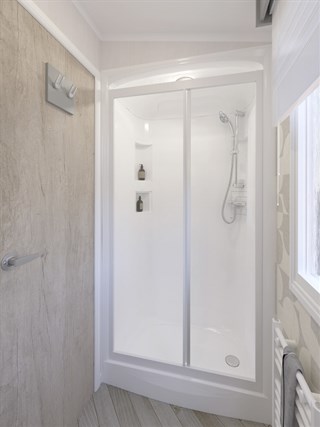 2025 Swift Ardennes Static Caravan Holiday Home shower room