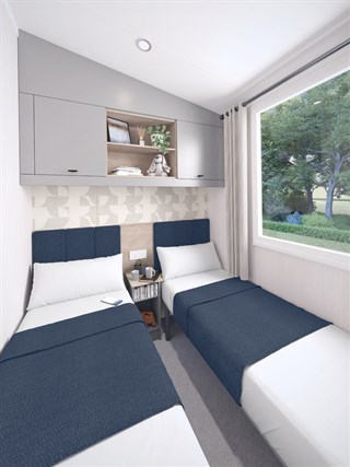 2025 Swift Ardennes Static Caravan Holiday Home twin bedroom