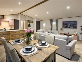 2026 Willerby Boston Static Lodge Holiday Home dining area