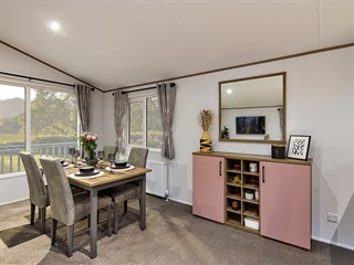 2026 Willerby Boston Static Lodge Holiday Home dining area