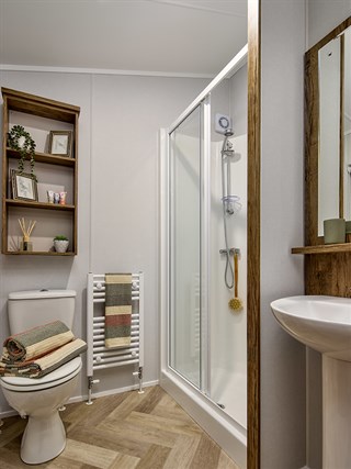 2026 Willerby Boston Static Lodge Holiday Home shower room