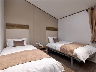 2026 Willerby Boston Static Lodge Holiday Home twin bedroom