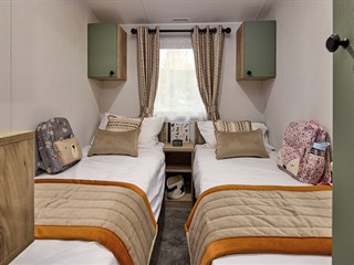 2026 Willerby Buxton Static Caravan Holiday Home twin bedroom