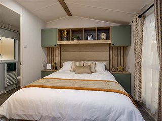 2025 Willerby Buxton Static Caravan Holiday Home main bedroom