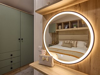 2026 Willerby Buxton Static Caravan Holiday Home vanity mirror