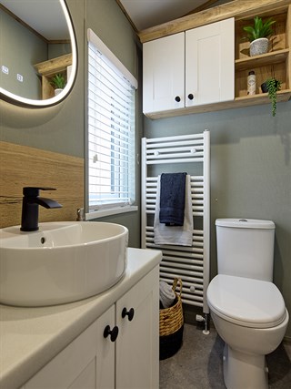 2026 Willerby Dorchester Static Caravan Holiday Home washroom