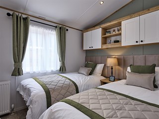 2026 Willerby Dorchester Static Caravan Holiday Home twin bedroom