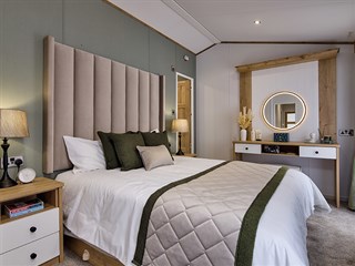 2026 Willerby Dorchester Static Caravan Holiday Home main bedroom