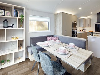 2025 Willerby Mapleton Static Lodge Holiday Home dining area