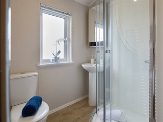 2025 Willerby New Holland Static Lodge Holiday Home shower room