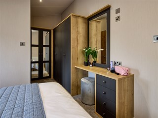 2025 Willerby New Holland Static Lodge Holiday Home main bedroom