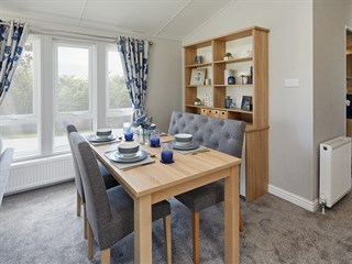 2025 Willerby Pinehurst Static Lodge Holiday Home dining area