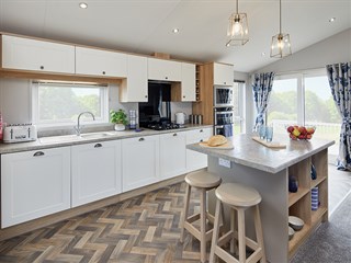 2025 Willerby Pinehurst Static Lodge Holiday Home kitchen