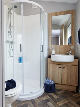 2025 Willerby Pinehurst Static Lodge Holiday Home shower room