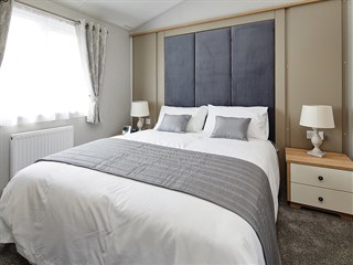 2025 Willerby Pinehurst Static Lodge Holiday Home main bedroom