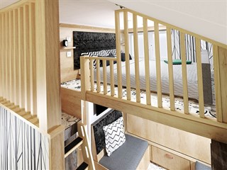 2025 Swift S-Pod 6 Static Caravan Holiday Home loft bed