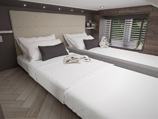 2025 Swift S-Pod 6 Static Caravan Holiday Home twin bedroom