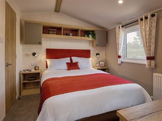 2025 Willerby Rio Static Lodge Holiday Home main bedroom
