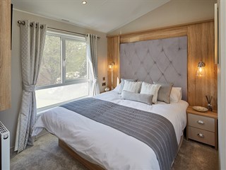 2025 Willerby Vogue Classique static caravan holiday home main bedroom