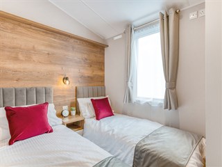 2025 Atlas Sahara Static Caravan Holiday Home twin bedroom