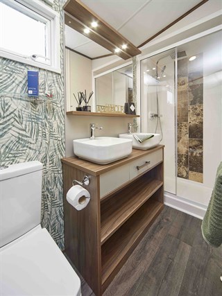 2026 Carnaby Langham Static Caravan Holiday Home shower room