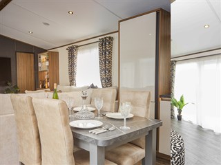 2026 Carnaby Langham Static Caravan Holiday Home dining area