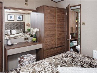 2025 Carnaby Langham Static Caravan Holiday Home vanity table