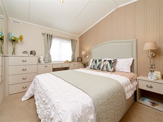 2025 Carnaby Lakehouse Static Lodge Holiday Home main bedroom