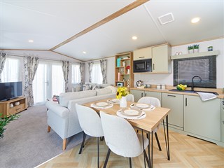 2025 Carnaby Silverdale Static Caravan Holiday Home lounge
