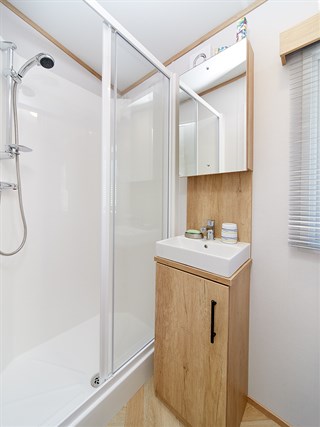 2025 Carnaby Silverdale Static Caravan Holiday Home shower room