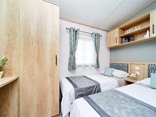 2025 Carnaby Silverdale Static Caravan Holiday Home twin bedroom