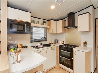 2025 Carnaby Glaisdale Static Caravan Holiday Home kitchen