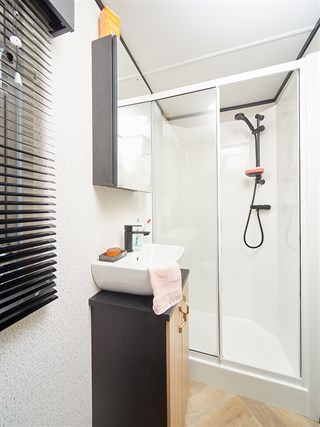 2025 Carnaby Glaisdale Centre Lounge Static Caravan Holiday Home shower room