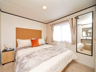 2025 Carnaby Glaisdale Centre Lounge Static Caravan Holiday Home mainbedroom