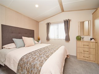 2025 Carnaby Bayview Static Caravan Holiday Home main bedroom