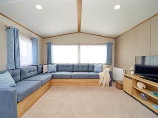 2025 Carnaby Breakaway Static Caravan Holiday Home lounge