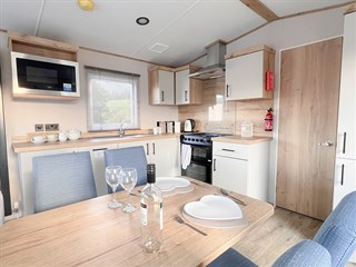 2025 ABI Hamilton Static Caravan Holiday Home dining area