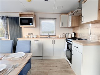 2025 ABI Hamilton Static Caravan Holiday Home kitchen