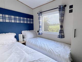 2025 ABI Hamilton Static Caravan Holiday Home twin bedroom