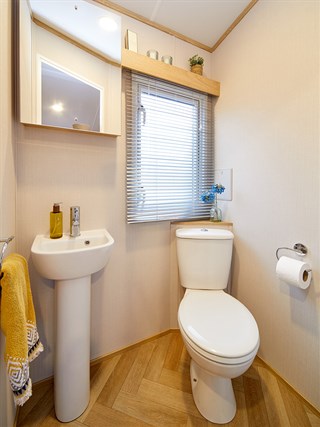 2025 Carnaby Melrose Static Caravan Holiday Home main bedroom en suite