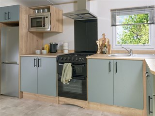 2026 ABI Coworth static caravan holiday home kitchen