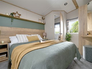 2026 ABI Coworth static caravan holiday home main bedroom