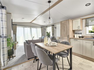 2026 abi Beverley static caravan holiday home dining table