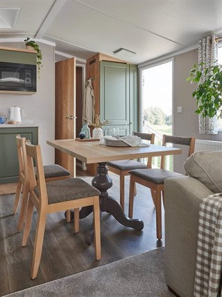 2026 Swift Provence Outlook Static Caravan Holiday Home dining area